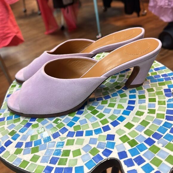 Chloe Oli Suede Mules Size 40 - Picture 1 of 12